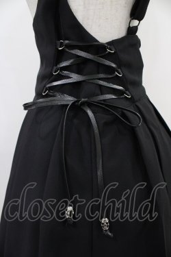 画像3: PUNK RAVE / MODESTA BLACK PINAFORE SKIRT M ブラック H-25-10-14-1023-PU-SK-KB-ZH