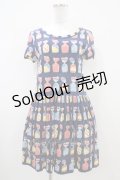 Jane Marple / Fruit Candyミニワンピース  ネイビー H-25-10-14-1028-JM-OP-KB-ZH