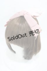 m petit by misako / NINA'sコラボ AM*NIリボンカチューシャ  ピンク H-25-10-15-001-LO-AC-NS-ZH