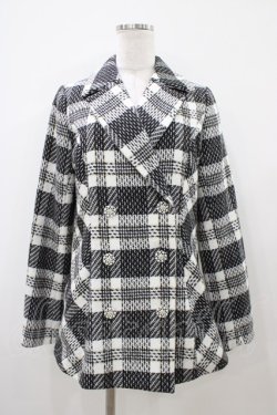 画像1: Rose Muse / tweed check jacket Free ブラック H-25-10-15-052-LO-JA-NS-ZH