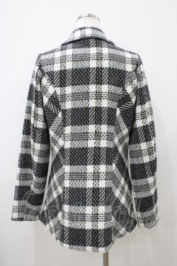 画像2: Rose Muse / tweed check jacket Free ブラック H-25-10-15-052-LO-JA-NS-ZH