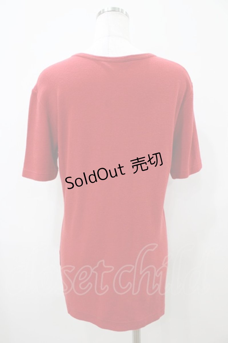 画像2: PINK HOUSE / ロゴTシャツ L レッド H-25-10-15-053-LO-TS-NS-ZH (2)