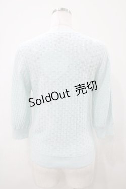 画像2: BABY,THE STARS SHINE BRIGHT / Sucre透かし編みカーディガン Free ミント H-25-10-15-056-BA-TO-NS-ZH