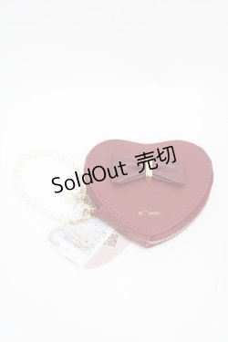 画像1: m petit by misako / AMハートガタミニコイン  レッド H-25-10-15-008-LO-ZA-NS-ZH