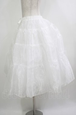 画像2: axes femme kawaii / ミディオーガンジーパニエ M オフ H-25-10-15-1025-AX-SK-NS-ZH