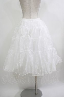 画像3: axes femme kawaii / ミディオーガンジーパニエ M オフ H-25-10-15-1025-AX-SK-NS-ZH