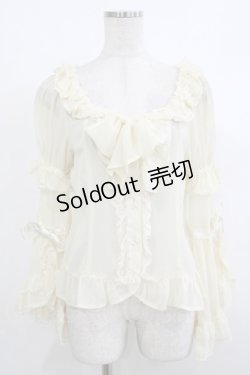 画像1: BABY,THE STARS SHINE BRIGHT / シフォンプリンセスドレスブラウス Free 生成り H-25-10-15-1028-BA-BL-NS-ZH