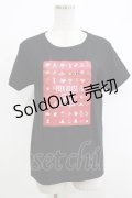 PINK HOUSE / Timeless Pink House ピンクハウス50周年記念展Tシャツ Free ブラック H-25-10-15-1038-LO-TS-NS-ZH
