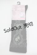 m petit by misako / ECAMOVKバラレースソックス  ブラック H-25-10-15-1040-LO-ZA-NS-ZH