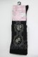 画像1: m petit by misako / ECAMOVKバラレースソックス  ブラック H-25-10-15-1040-LO-ZA-NS-ZH (1)