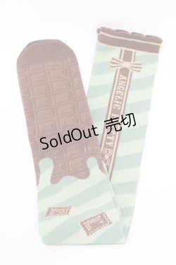 画像1: Angelic Pretty / Bear’s Chocolaterieオーバーニー  ミント H-25-10-15-1043-AP-ZA-NS-ZH