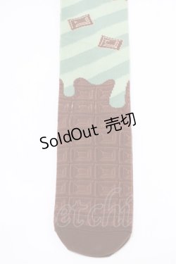 画像2: Angelic Pretty / Bear’s Chocolaterieオーバーニー  ミント H-25-10-15-1043-AP-ZA-NS-ZH