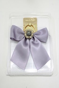 画像2: Maison de FLEUR / ビジューリボンスマホリング  ラベンダー H-25-10-15-1048-LO-ZA-NS-ZH