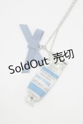Fi.n.t / 絵の具ネックレス  ブルー H-25-10-15-1050-CA-AC-NS-ZH