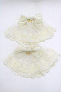 BABY,THE STARS SHINE BRIGHT / チュールレースのお袖とめ  生成り H-25-10-15-1053-BA-ZA-NS-ZH