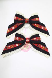 BABY,THE STARS SHINE BRIGHT / おとぎの国の赤ずきんちゃんリボンコーム  ブラック H-25-10-15-1055-BA-AC-NS-ZH