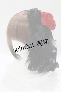 ALICE and the PIRATES / ロザリィ丸型ヘッドドレス  ブラック H-25-10-15-1058-PA-AC-NS-ZH