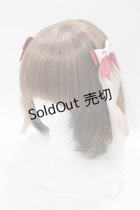 Amavel / アフタヌーンティーパーティリボンバレッタ  ピンク H-25-10-15-1064-CA-AC-NS-ZH