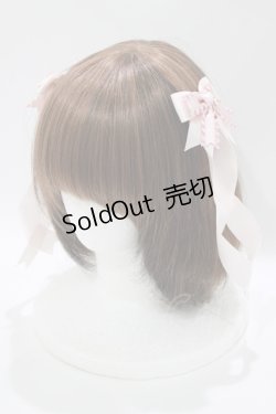 画像1: Amavel / いちご摘みのフリルリボンバレッタ  ピンク H-25-10-15-1066-CA-AC-NS-ZH