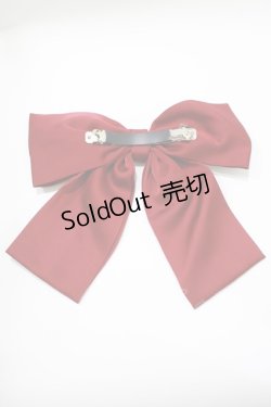 画像3: DearMyLove / ヒロインビッグリボンバレッタ  レッド H-25-10-15-1069-EL-AC-NS-ZH