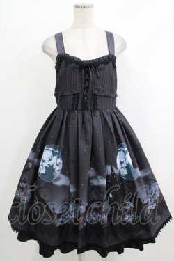 画像1: axes femme kawaii / トリックナイトワンピース M ブラック H-25-10-15-1005-AX-OP-NS-ZH