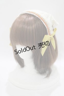 画像1: Amavel / お花畑のマトリョーシカカチューシャ  イエロー H-25-10-15-1070-CA-AC-NS-ZH