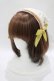 画像1: Amavel / お花畑のマトリョーシカカチューシャ  イエロー H-25-10-15-1070-CA-AC-NS-ZH (1)