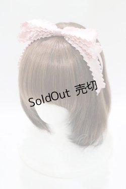 画像1: Amavel / フリルリボンカチューシャ  ピンク H-25-10-15-1071-CA-AC-NS-ZH