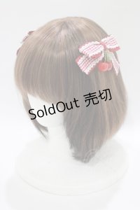 Amavel / ギンガムチェリーリボンクリップ   H-25-10-15-1085-CA-AC-NS-ZH