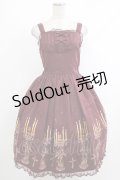 Innocent World / 天使の燭台聖歌隊リボンジャンパースカート M100cm丈 ボルドー H-25-10-15-1009-IW-OP-NS-ZH
