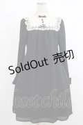 Innocent World / レース地ヨーク切替ワンピース M ブラック H-25-10-15-1012-IW-OP-NS-ZH