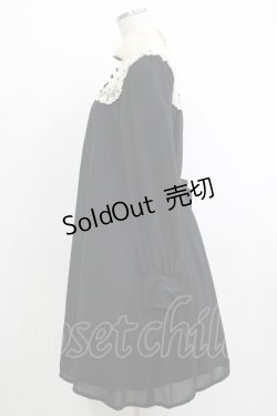 画像2: Innocent World / レース地ヨーク切替ワンピース M ブラック H-25-10-15-1012-IW-OP-NS-ZH