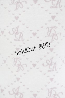 画像4: Ank Rouge / モノグラムニットワンピース M オフ/ピンク H-25-10-15-1020-CA-OP-NS-ZH