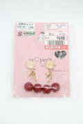 m petit by misako / AMサクランボイヤリング  レッド H-25-10-15-014-LO-AC-NS-ZH