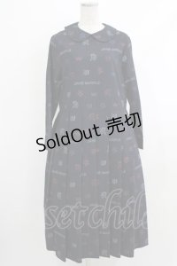 Jane Marple / Dormitory motifsドレス  ネイビー H-25-10-15-2002-JM-OP-KB-ZH