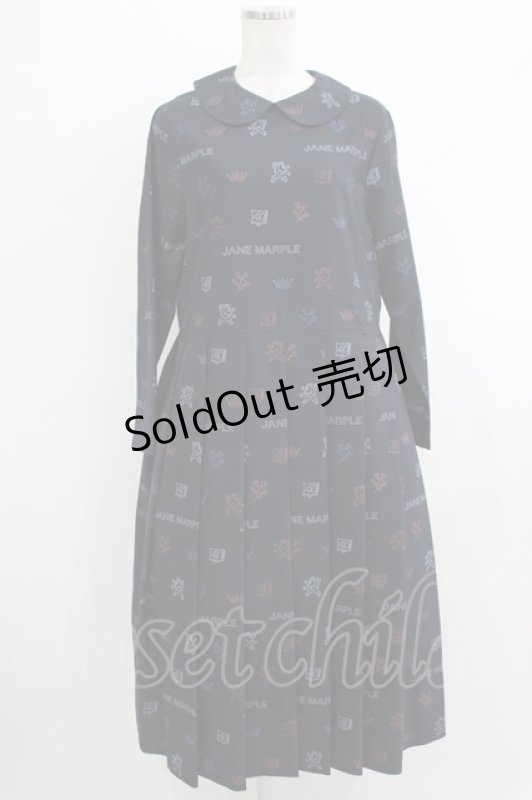 画像1: Jane Marple / Dormitory motifsドレス  ネイビー H-25-10-15-2002-JM-OP-KB-ZH (1)