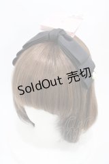 m petit by misako / NINA'sコラボ AM*NIリボンカチューシャ  ブラック H-25-10-15-002-LO-AC-NS-ZH