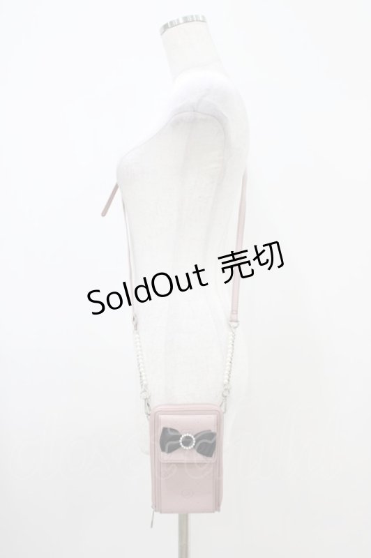 画像1: Lovely Tency / 眞白ありすコラボ/スマホショルダーバッグ  ピンク H-25-10-15-016-0-BG-NS-ZH (1)