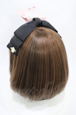 画像2: m petit by misako / NINA'sコラボ AM*NIリボンカチューシャ  ブラック H-25-10-15-002-LO-AC-NS-ZH