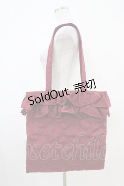 画像1: m petit by misako / TT*AMフリルトート  レッド H-25-10-15-019-LO-BG-NS-ZH