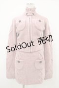 AND MARY / Snow knit set up Free ピンク H-25-10-15-026-0-OP-NS-ZH