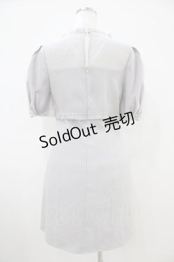 画像2: titty＆Co. / ボレロ風ワンピース Free グレー H-25-10-15-031-0-TO-NS-ZH