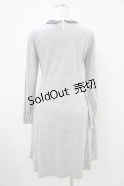 画像2: Franche Lippee / チェック襟カットソーワンピース FREE グレー H-25-10-15-032-LO-OP-NS-ZH