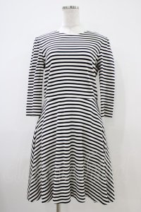 Franche Lippee / ボーダーワンピース M オフ H-25-10-15-033-LO-OP-NS-ZH