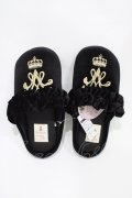 m petit by misako / AMRSクラウンシシュウ 23〜25cm ブラック H-25-10-16-001-LO-SH-NS-ZH