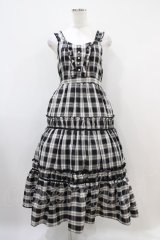 axes femme POETIQUE / シャーリングデザインワンピース M ブラック H-25-10-16-042-AX-OP-NS-ZH