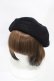 画像1: m petit by misako / AMクロミリボンベレー  ブラック H-25-10-16-005-LO-AC-NS-ZH (1)