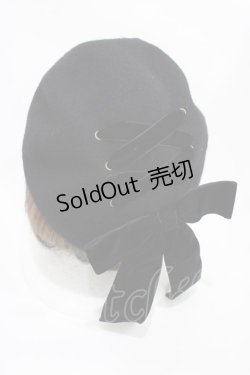 画像2: m petit by misako / AMクロミリボンベレー  ブラック H-25-10-16-005-LO-AC-NS-ZH