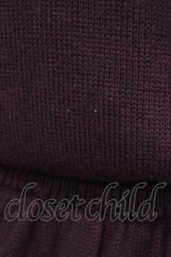 画像3: LEBECCA boutique / 泣かない私の襟付きニットワンピース Free Purple H-25-10-16-048-EL-OP-NS-ZH