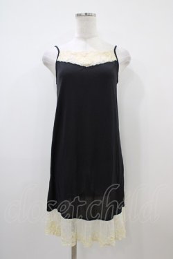 画像1: Franche Lippee / キャミワンピース M ブラック H-25-10-16-050-LO-OP-NS-ZH